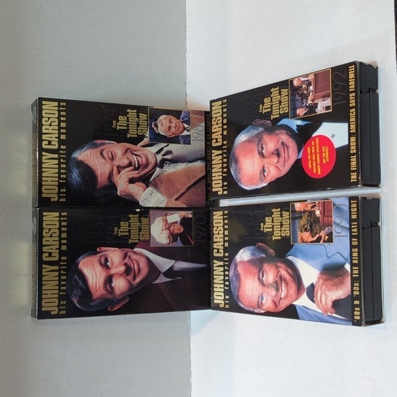 Buena Vista The Johnny Carson Collection VHS Box Set of 4 Tapes - Picture 7 of 14